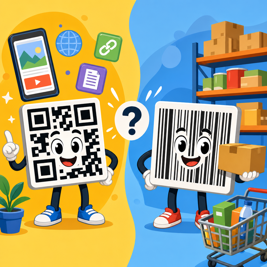 What Is the Difference Between QR Codes and Barcodes?