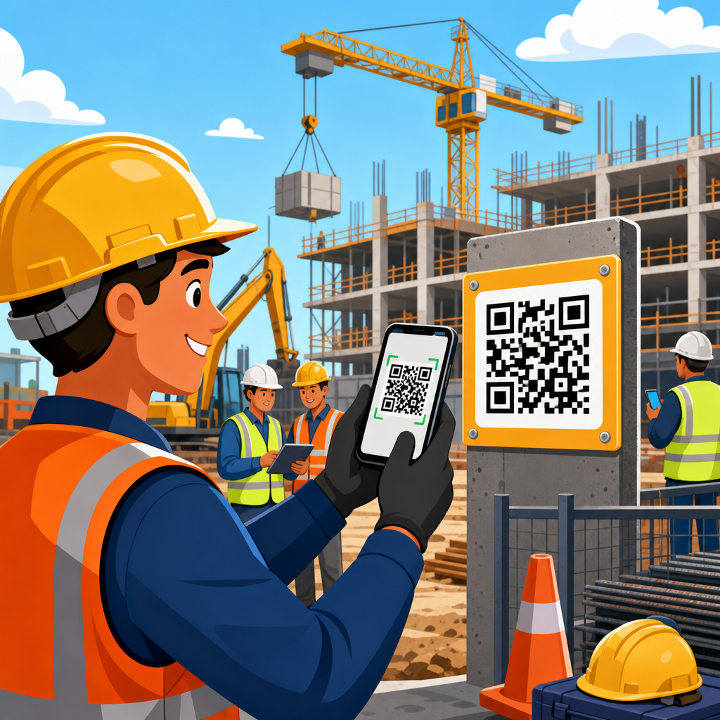 Best QR Code Solutions for Construction Sites