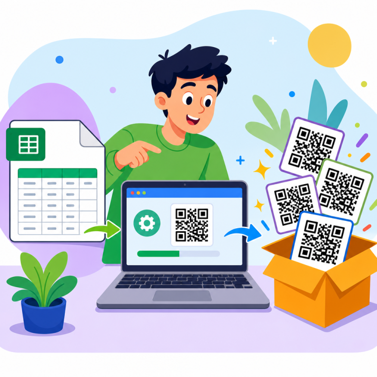 How to Generate QR Codes Using a CSV File