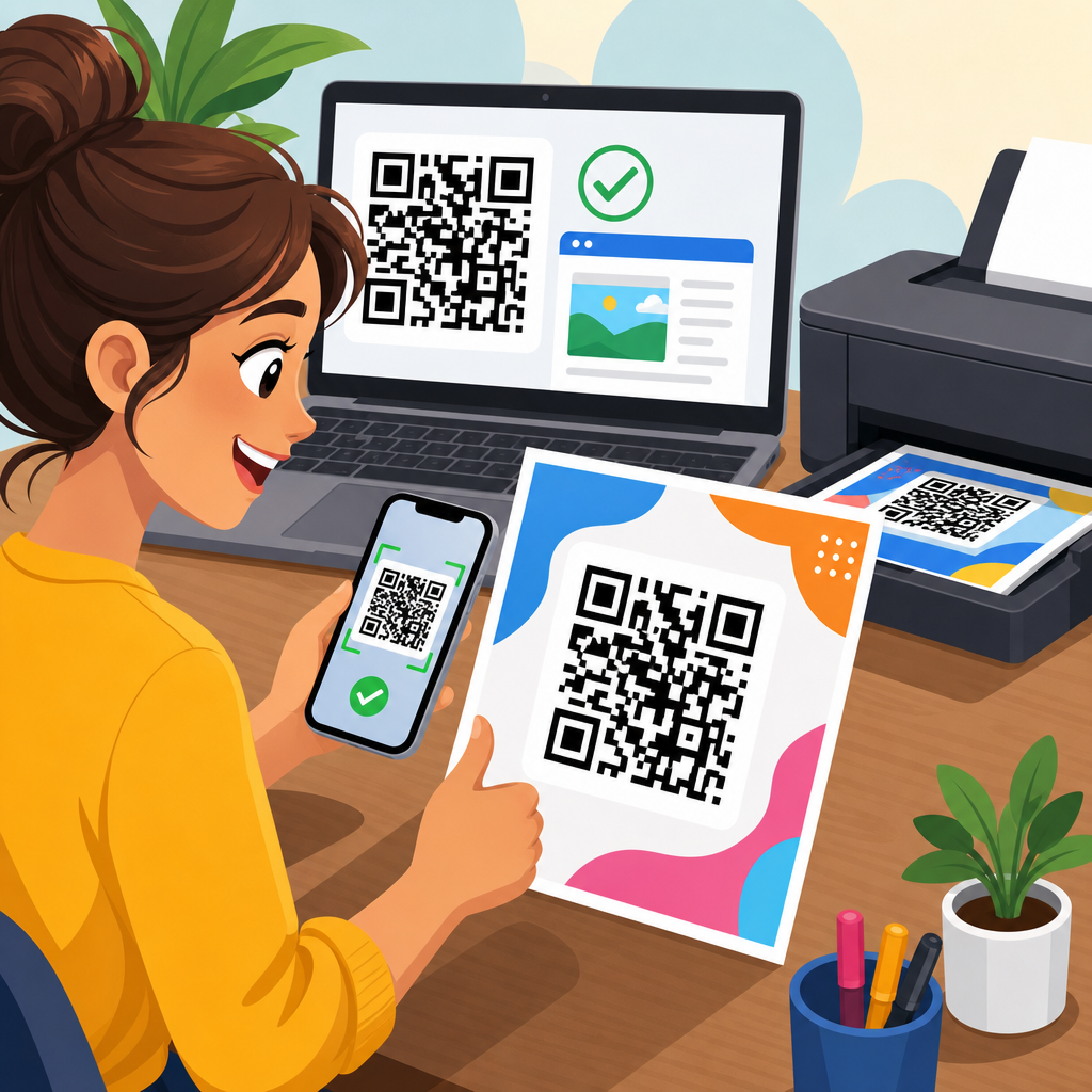 How to Test a QR Code Before Printing