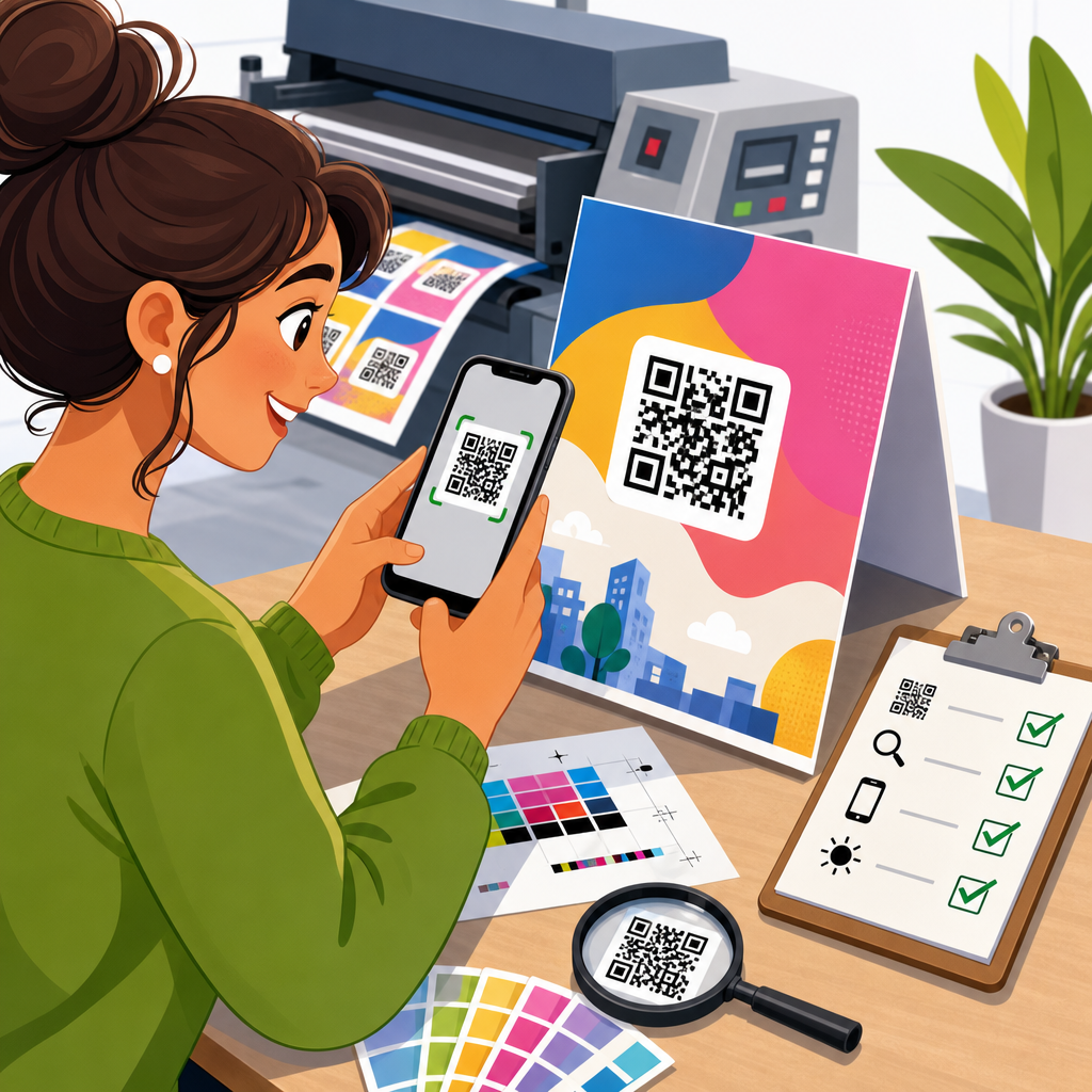 How to Test QR Codes for Print Campaigns