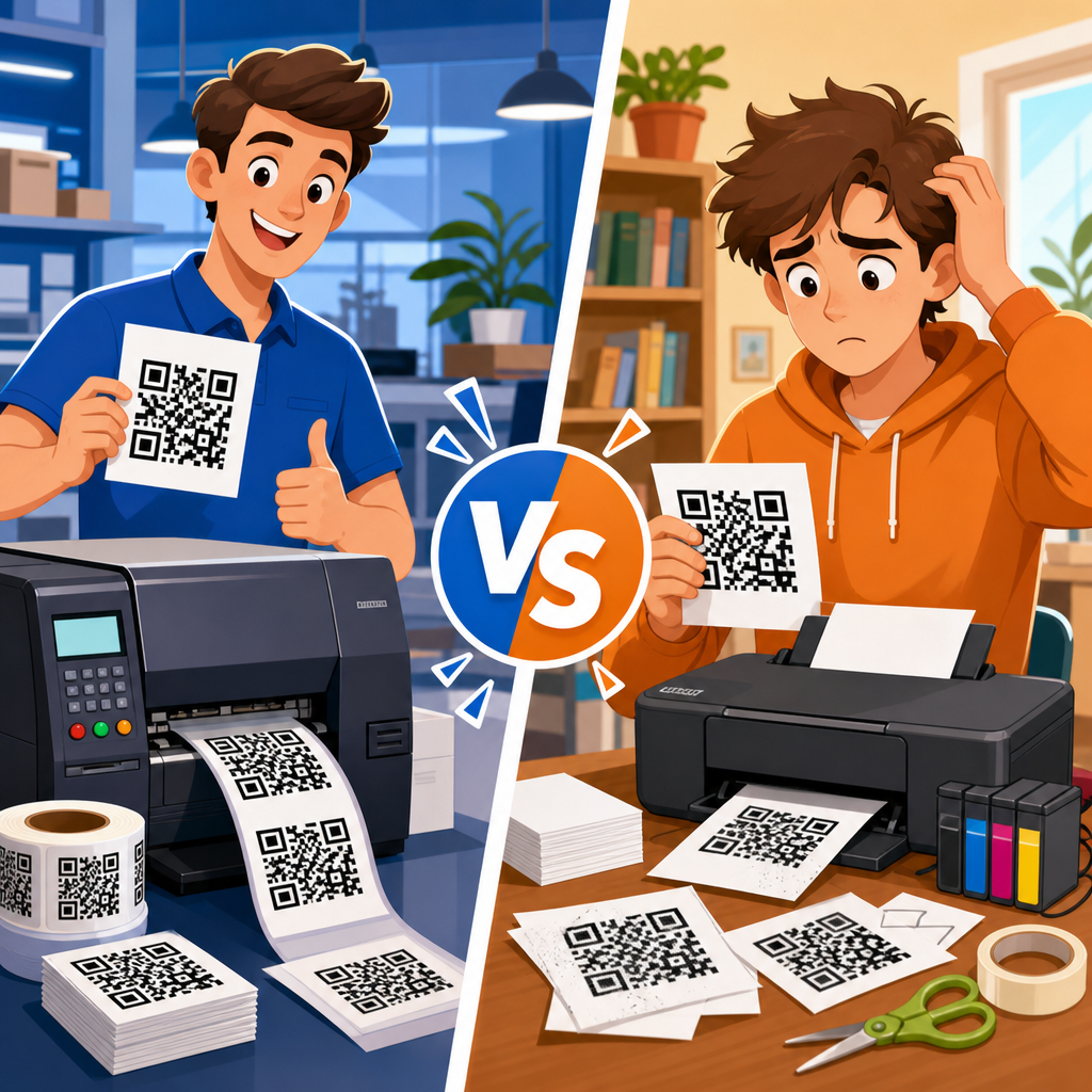 Professional vs DIY QR Code Printing