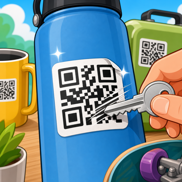 Scratch-Resistant QR Code Stickers