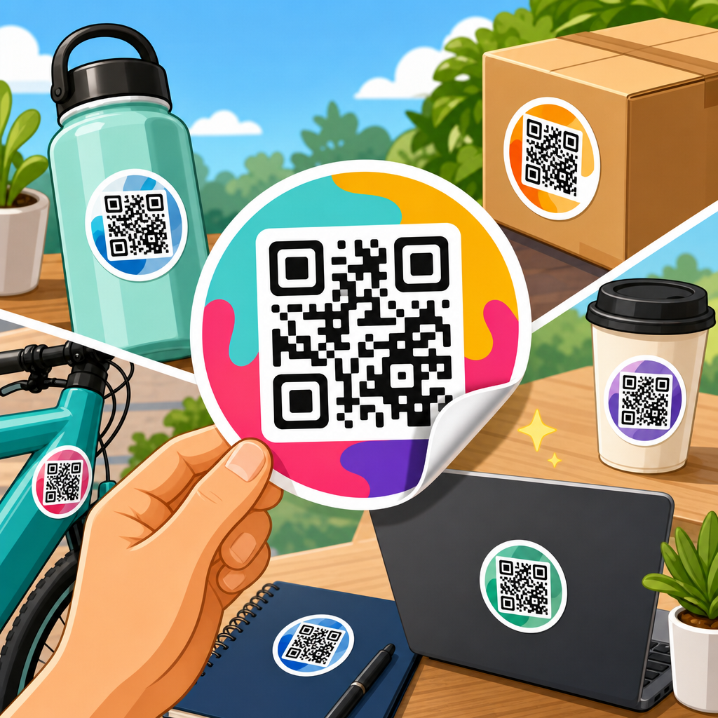 Vinyl QR Code Stickers: Benefits and Use Cases