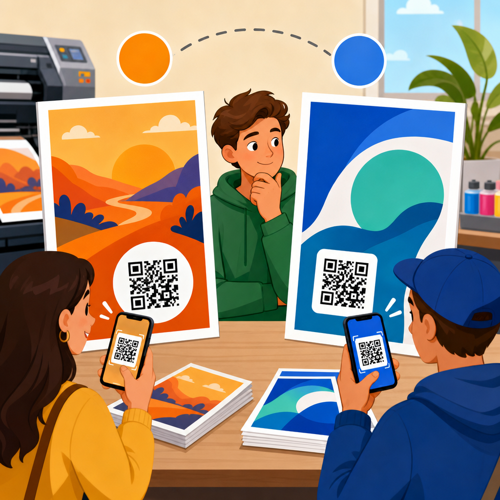 A/B Testing QR Codes in Print Campaigns