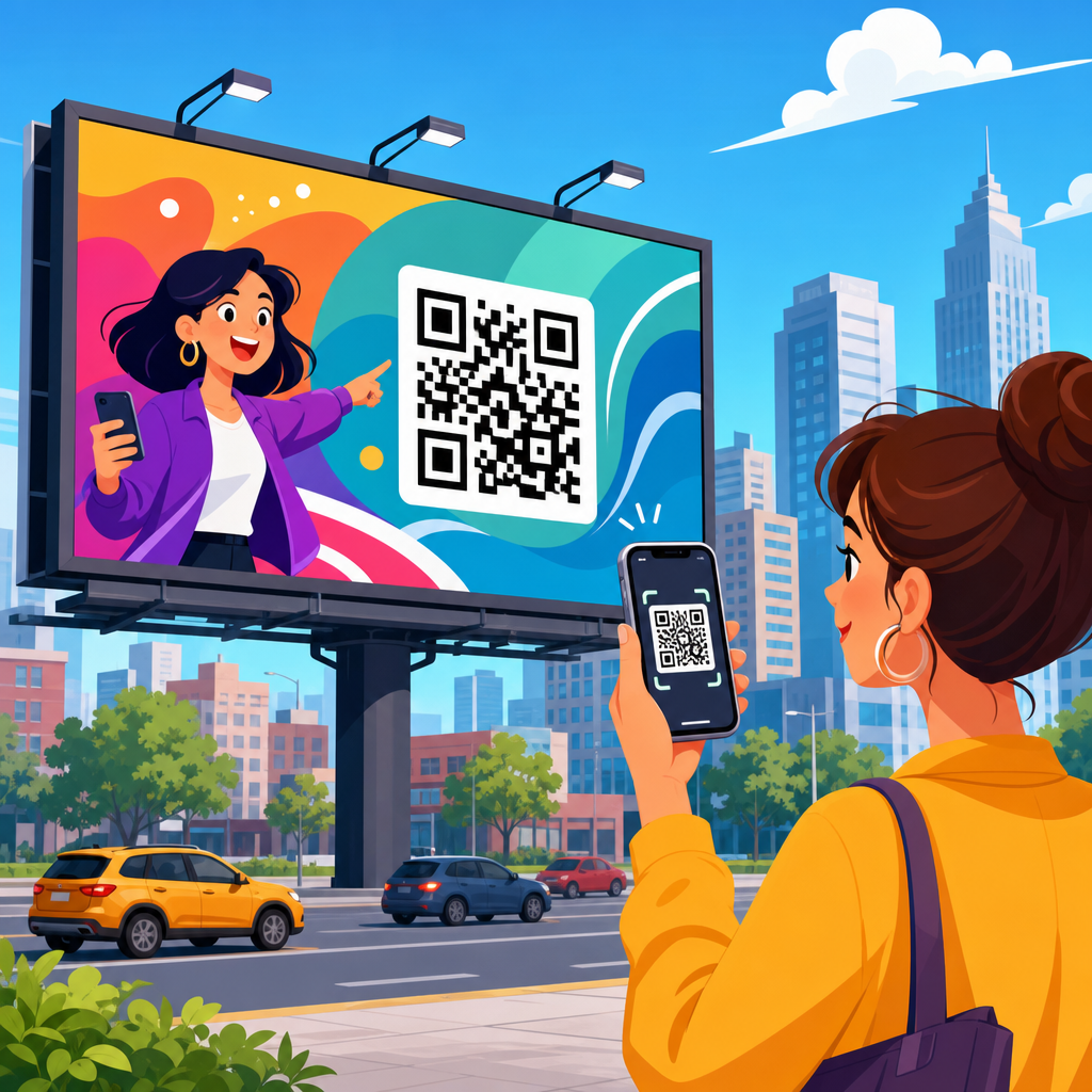 How to Use QR Codes in Billboard Advertising
