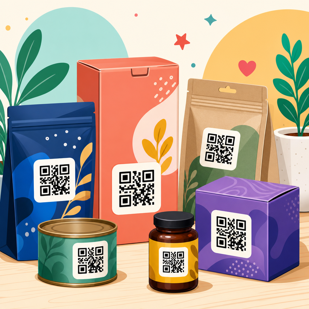 QR Code Templates for Product Packaging