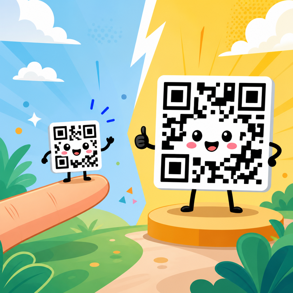 Micro QR Codes vs Standard QR Codes
