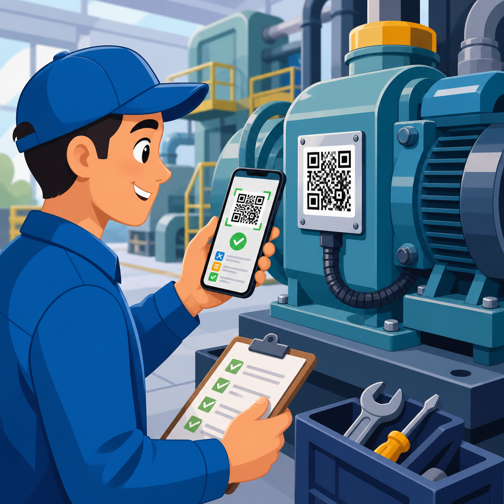 QR Codes for Equipment Maintenance Tracking