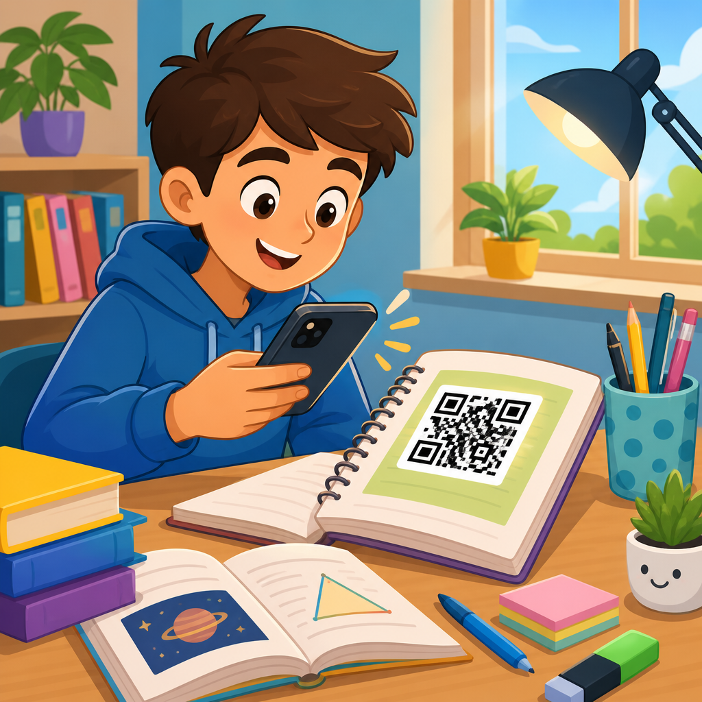 QR Codes for Homework and Study Materials