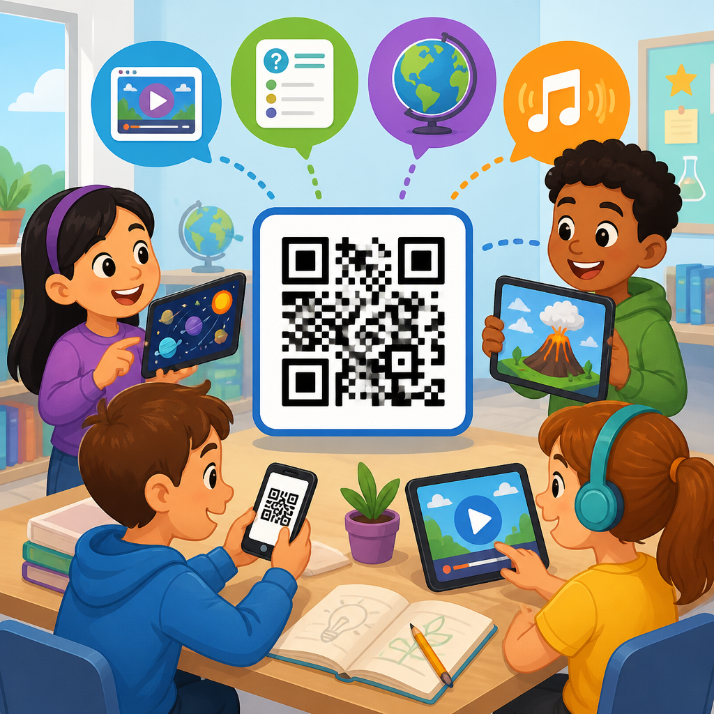 QR Codes for Interactive Learning Experiences