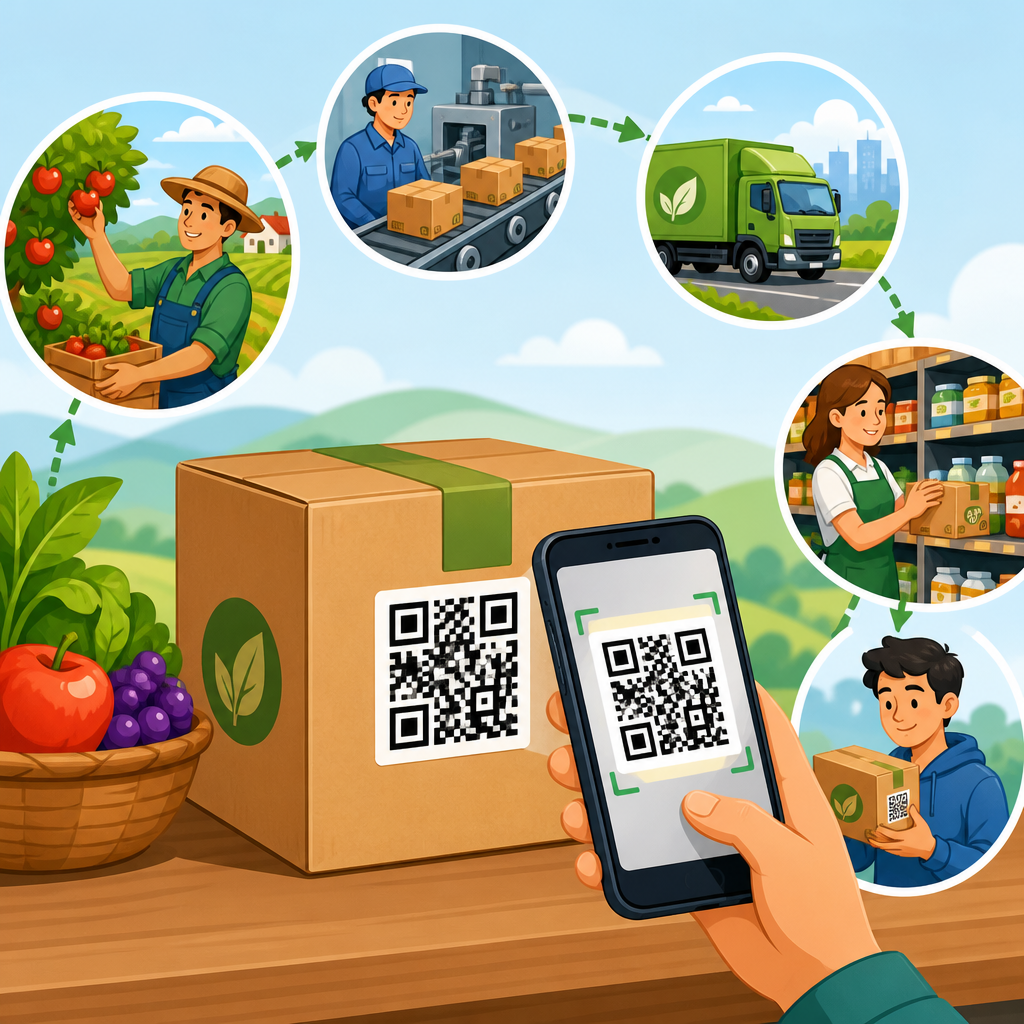 QR Codes for Product Traceability