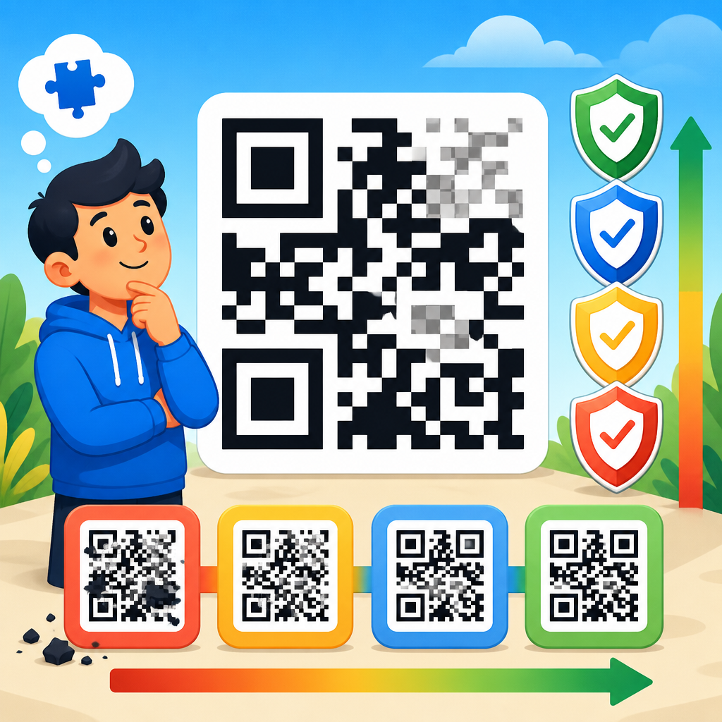 Choosing the Right Error Correction Level for QR Codes