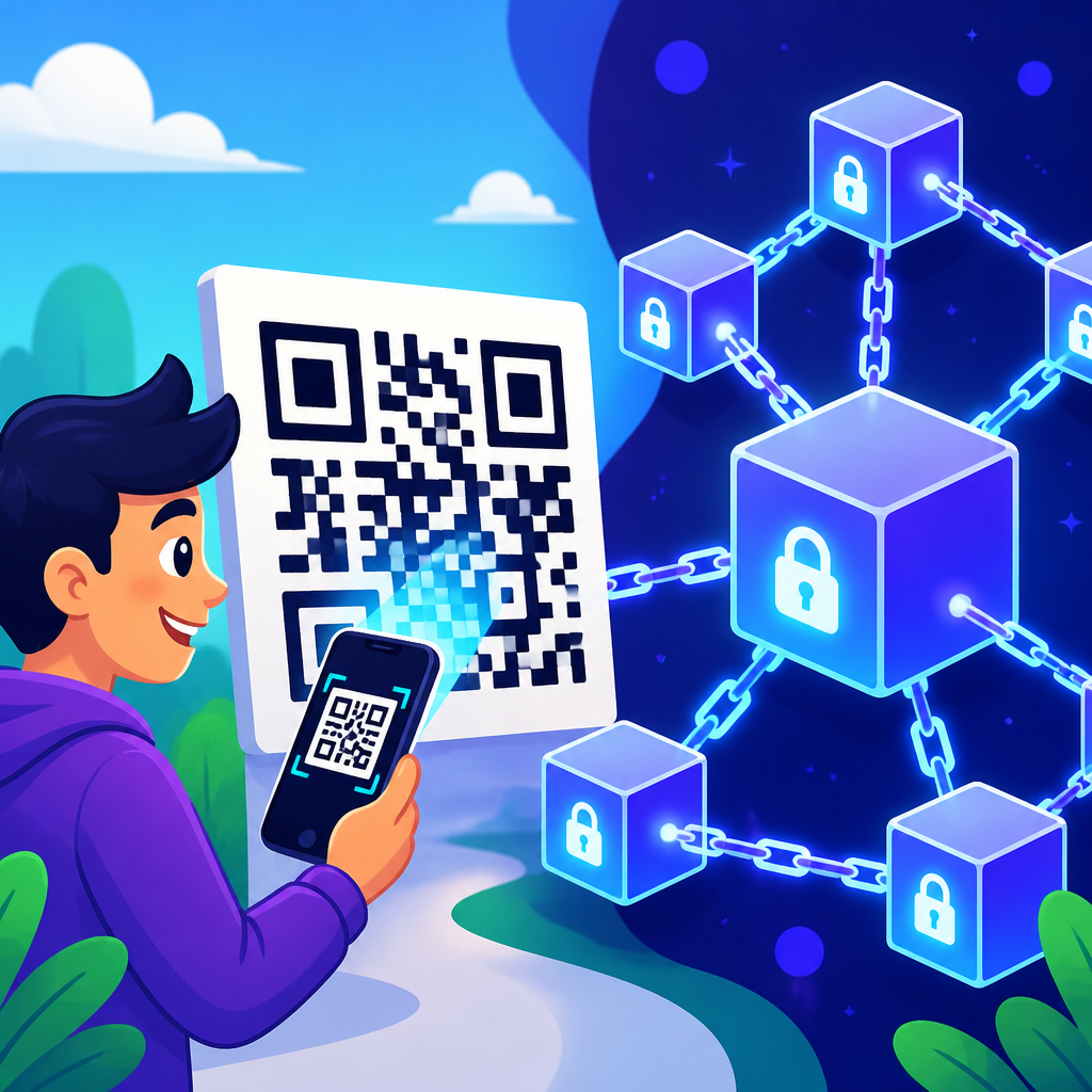 QR Codes and Blockchain Integration
