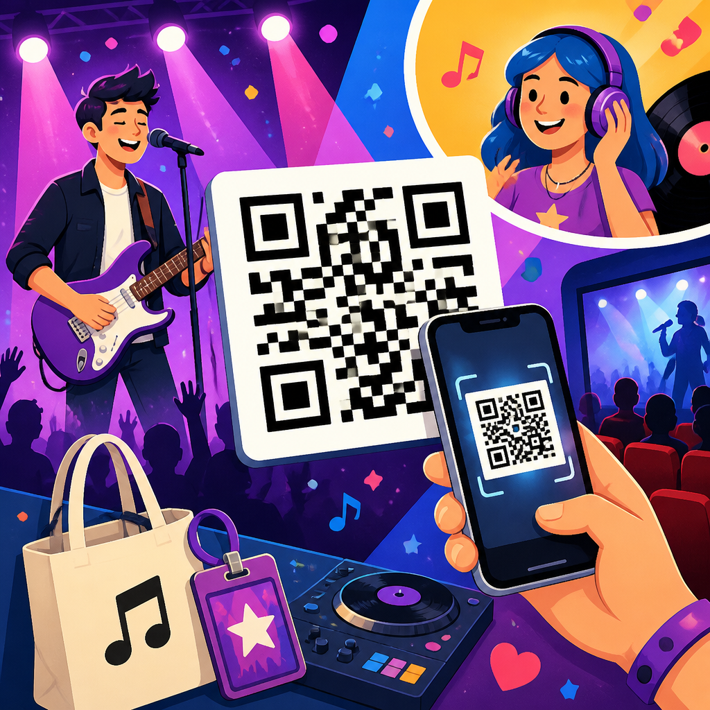 QR Codes in Music and Entertainment